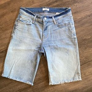 Long Jean Shorts